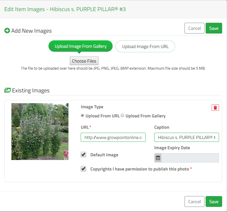 Easier photo uploads in GrowerOnline