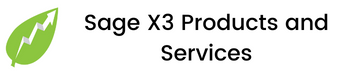 Sage X3 Products and Services