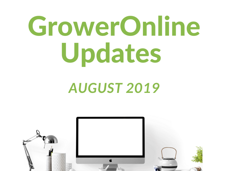 Grower Online Release