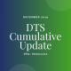 DTS Cumulative updates for December 2019