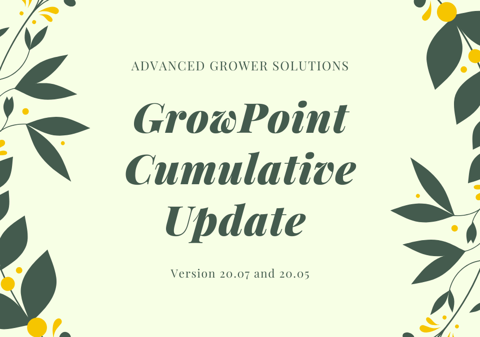 GrowPoint Cumulative Update
