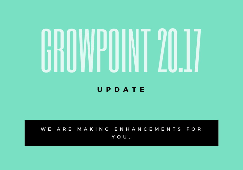 GrowPoint 20.17 Updates