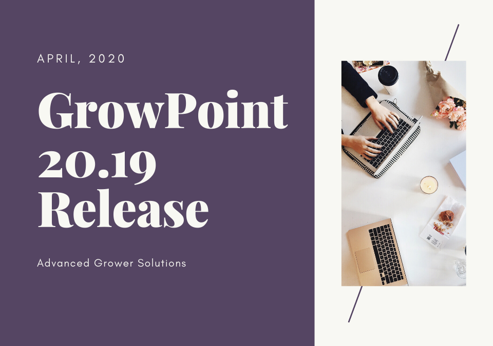 GrowPoint 20.19 Release