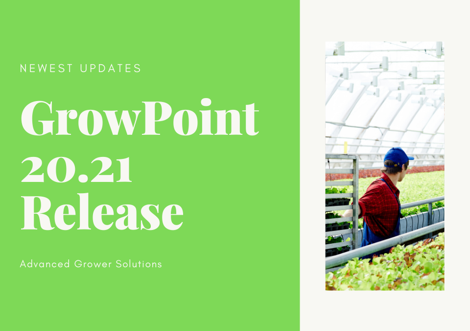 GrowPoint 20.21 Release
