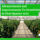 Advancements and Improvements To GrowPoint in First Quarter 2021