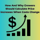 How And Why Growers Should Calculate Price Increases When Costs Change