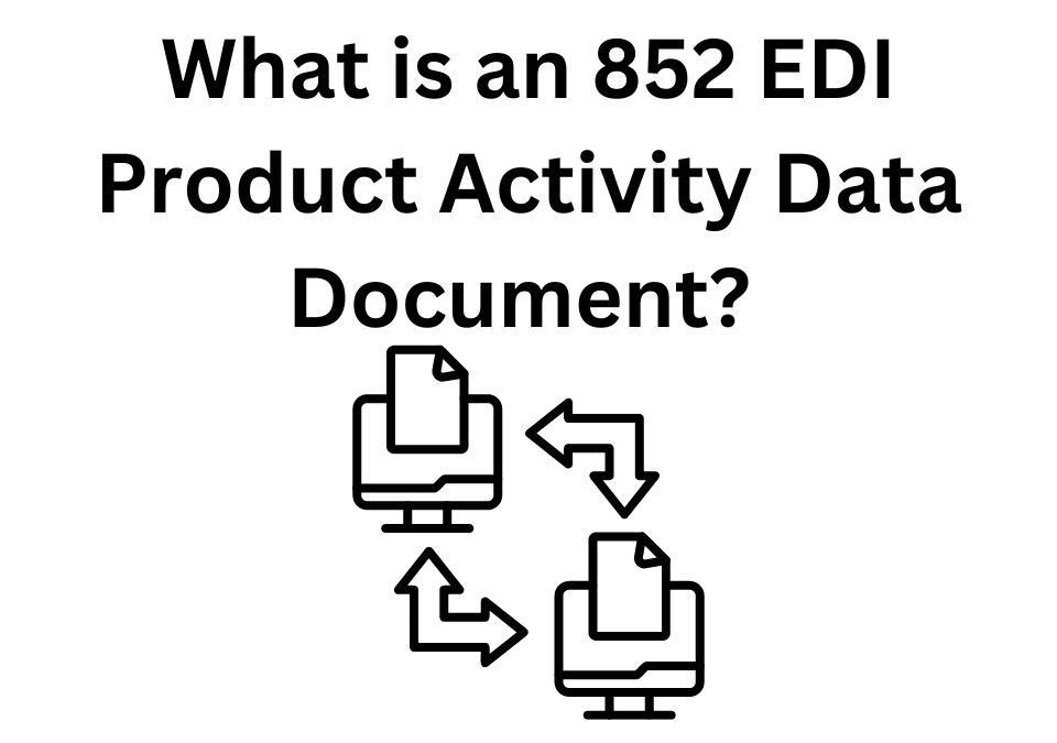 What is an 852 EDI Product Activity Data Document?