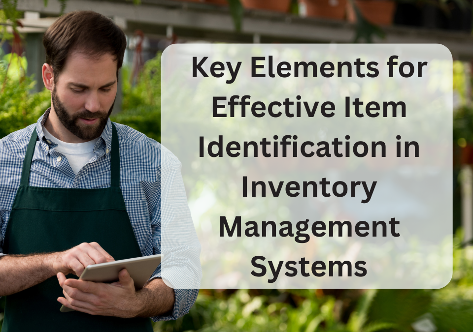 Key Elements for Effective Item Identification in Inventory Management Systems